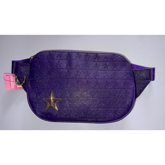Jeffree Star Purple Waist Fanny Pack Cosmetic Bag Blood Lust Collection NWT - Picture 2 of 16